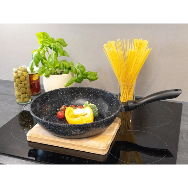 ZESTAW GARNKÓW CERAMICZNO MARMURKOWYCH NA INDUKCJE 17 ELE ZL-8536